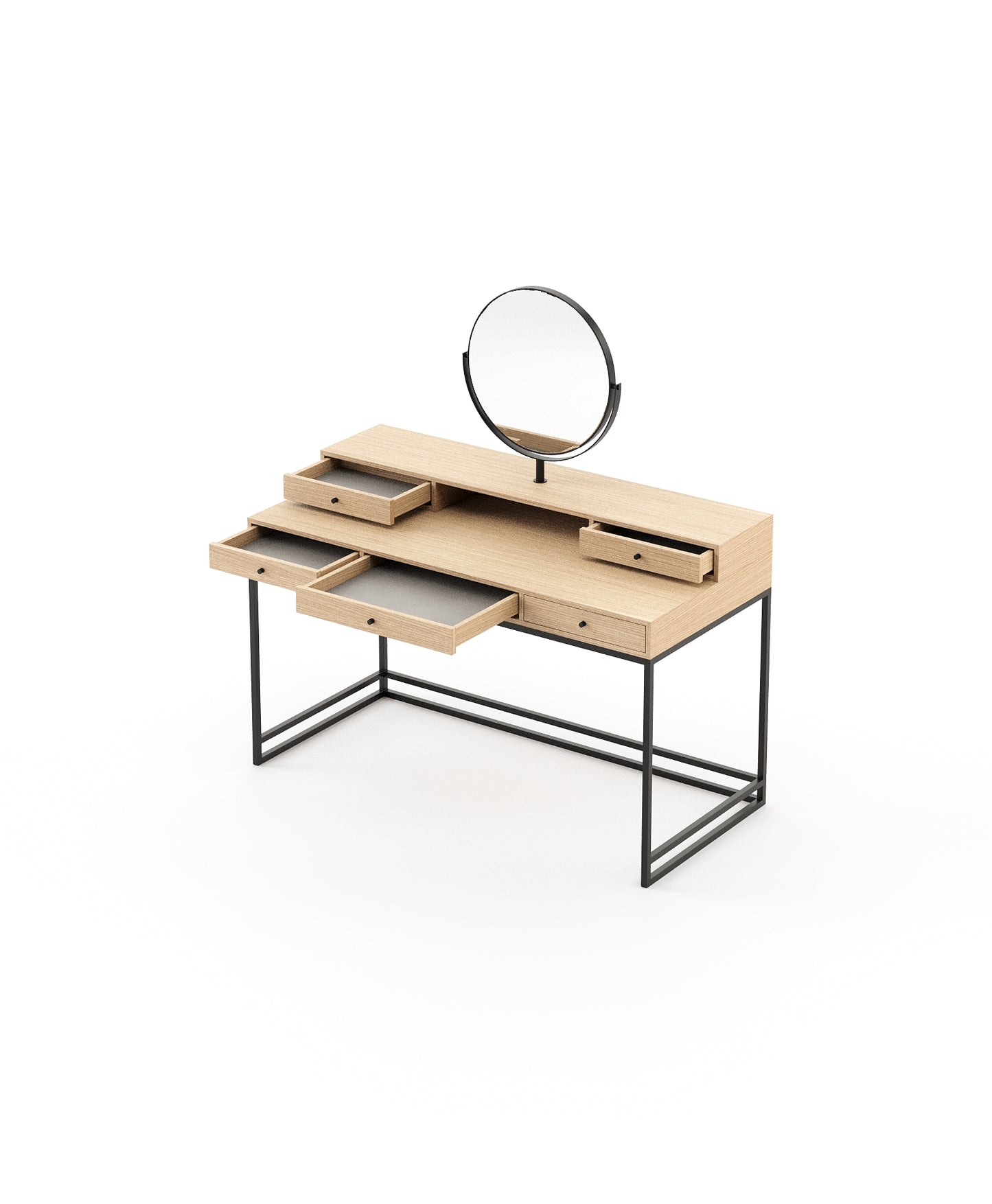 Laskasas D'Arc Dressing Table with Mirror