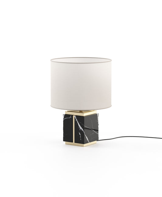 Laskasas Marble Little Black Table Lamp