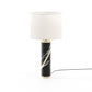 Laskasas  Martin Marble Table Lamp Black