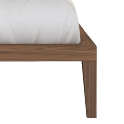 Twenty10 Calla Double Bed Frame - Walnut Natural