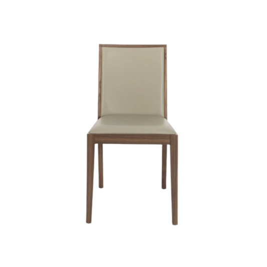 TWENTY10 Lotus Pair of Dining Chairs in Walnut Stone